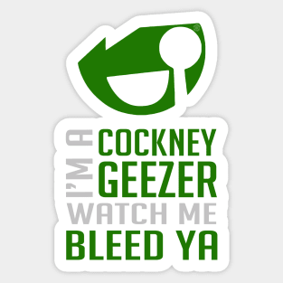 Cockney Geezer mk4 Sticker